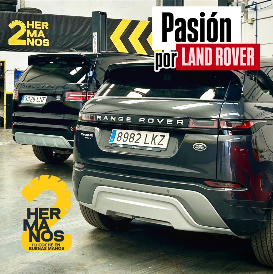 Land Rover en taller