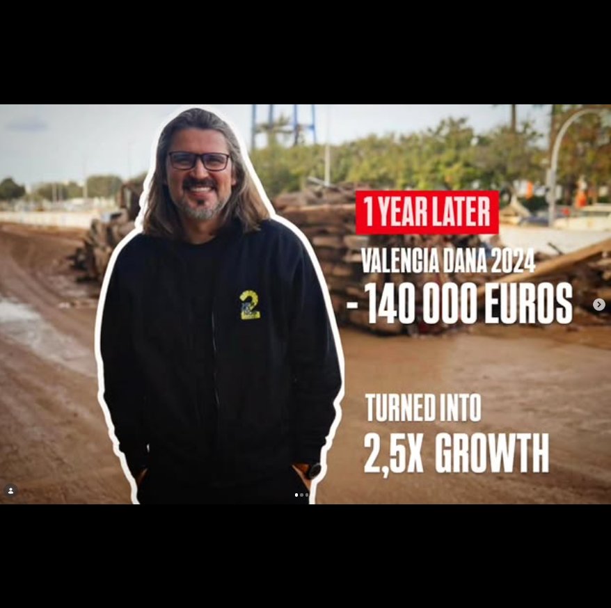 1 year later · 2x growth